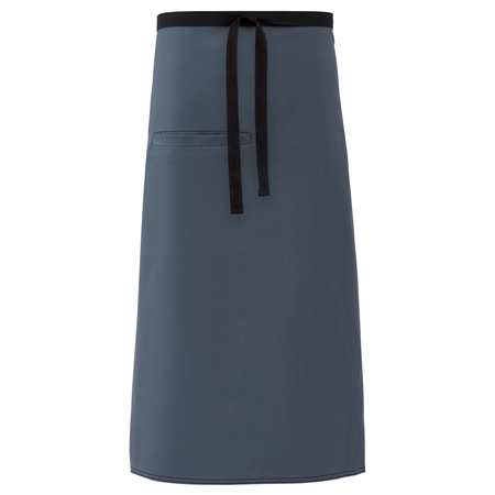 FAME FABRICS Bistro Waist Apron, Inset Pocket, City Market, CM24I, Blue Slate 83468